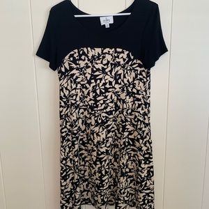 A-line jersey knit dress. Petite small